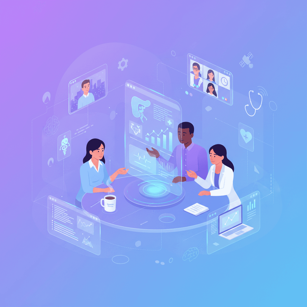 Global team collaboration and healthcare AI innovation
