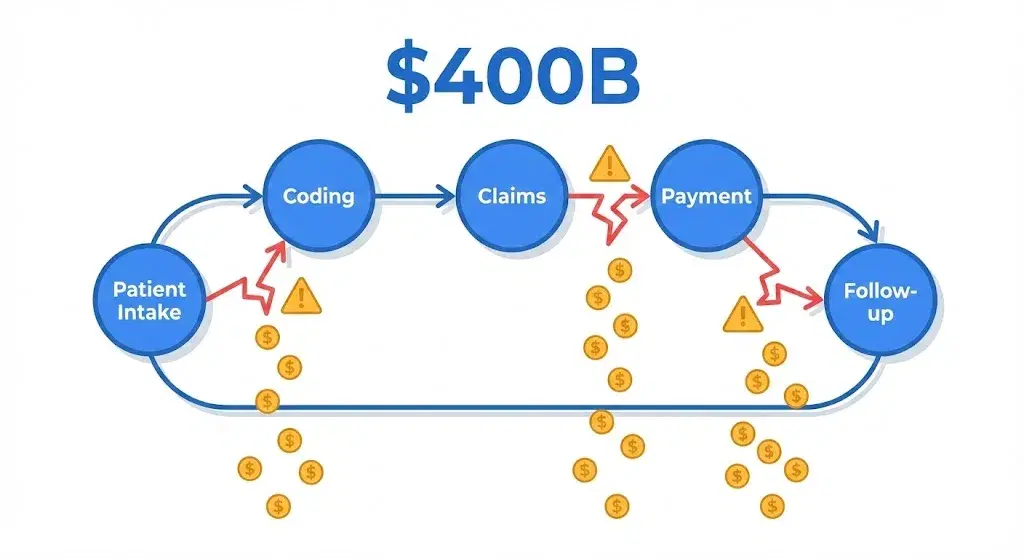 RCM Inefficiency Impact illustration