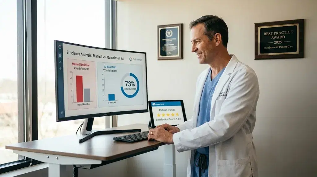 Healthcare team collaborating in a meeting